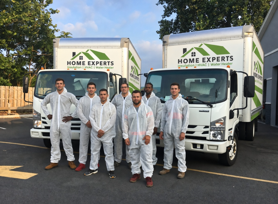 Our crews with Home Experts trucks