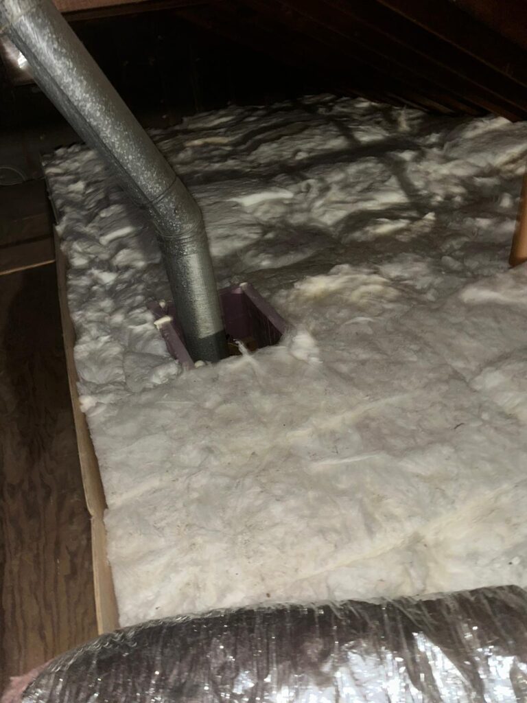 attic insulation around vent pipe nj